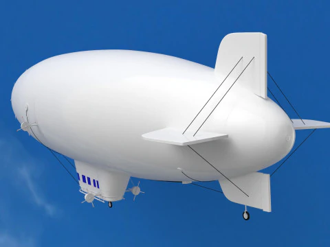 Blimp 3D Model
