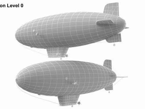 Blimp 3D Model