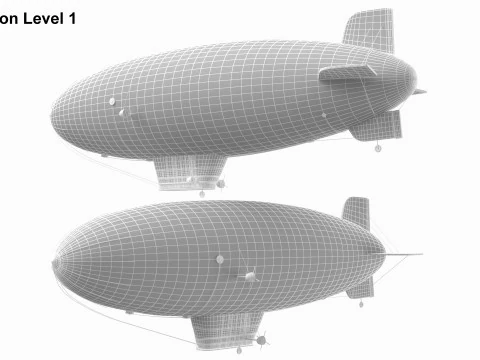 Blimp 3D Model