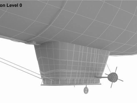 Blimp 3D Model