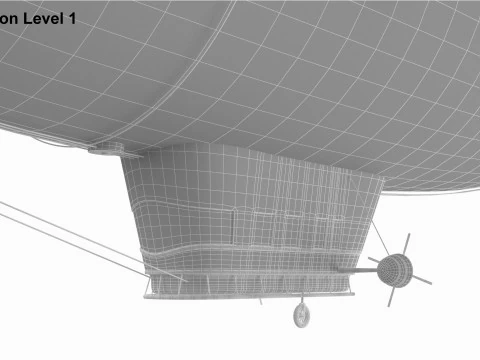 Blimp 3D Model