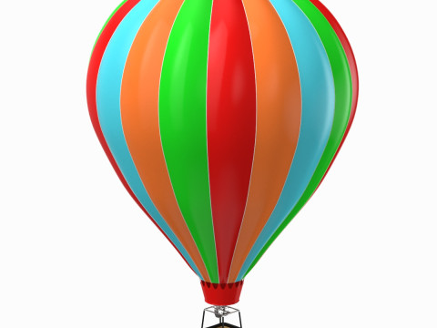 Hot Air Balloon 3D Model