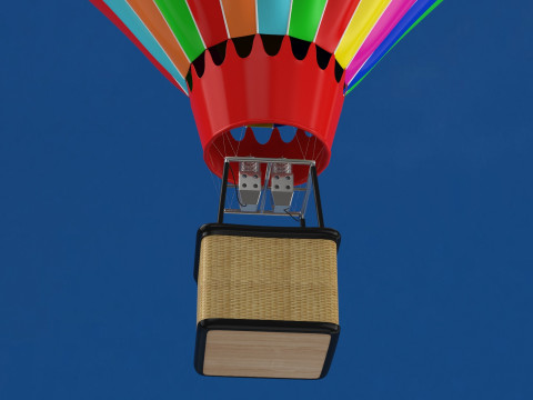 Hot Air Balloon 3D Model