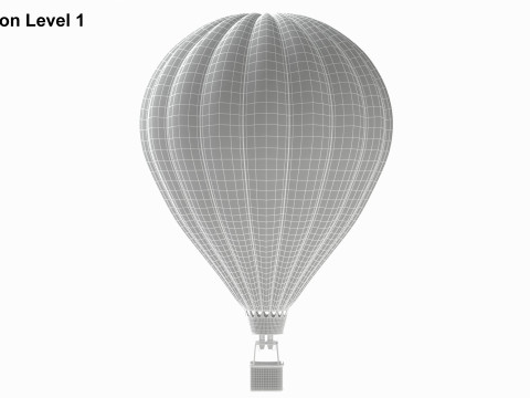 Hot Air Balloon 3D Model