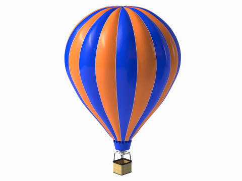 Hot Air Balloon 02 3D Model