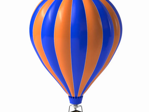 Hot Air Balloon 02 3D Model