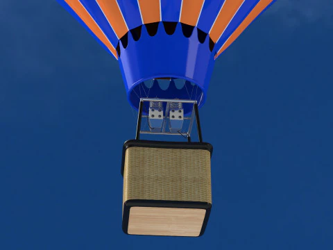 Hot Air Balloon 02 3D Model