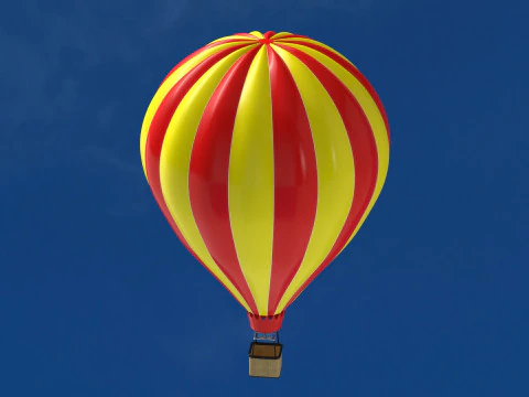 Hot Air Balloon 03 3D Model