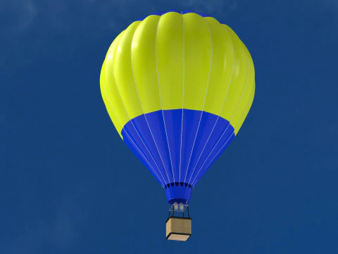 Hot Air Balloon 05 3D Model
