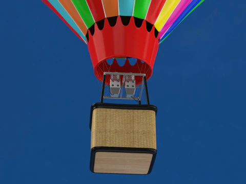 Hot Air Balloon Collection 3D Model