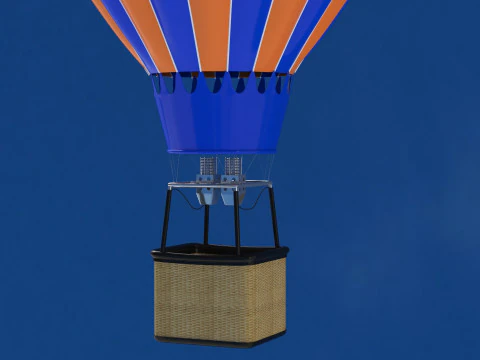 Hot Air Balloon Collection 3D Model