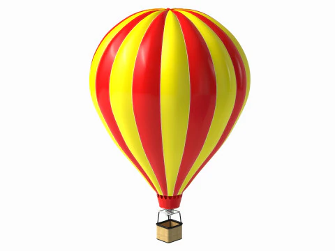 Hot Air Balloon Collection 3D Model