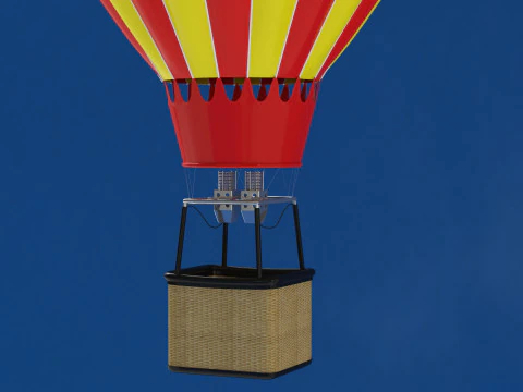 Hot Air Balloon Collection 3D Model