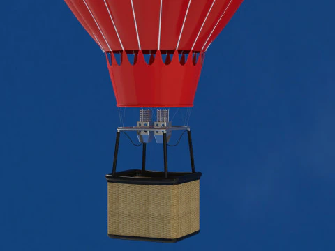 Hot Air Balloon Collection 3D Model