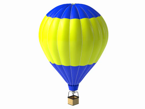 Hot Air Balloon Collection 3D Model