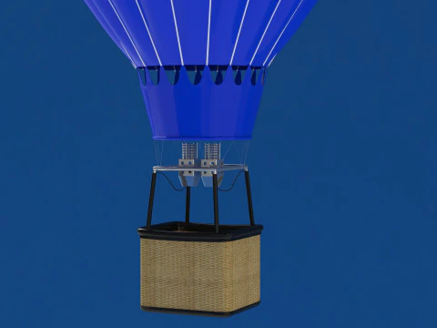 Hot Air Balloon Collection 3D Model