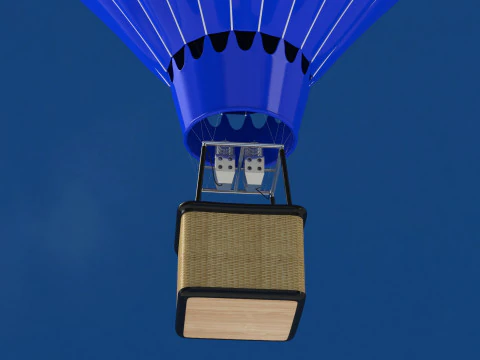 Hot Air Balloon Collection 3D Model