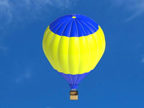 Hot Air Balloon Collection 3D Model