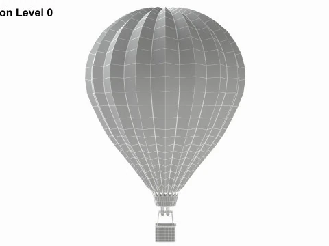 Hot Air Balloon Collection 3D Model