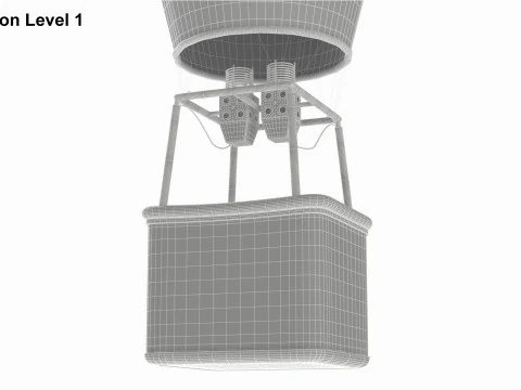 Hot Air Balloon Collection 3D Model