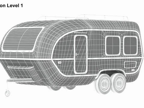 Caravan 01 3D Model