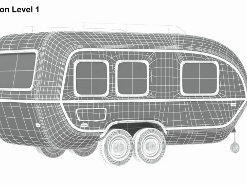 Caravan 01 3D Model