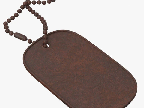 Dog Tag 04 3D Model