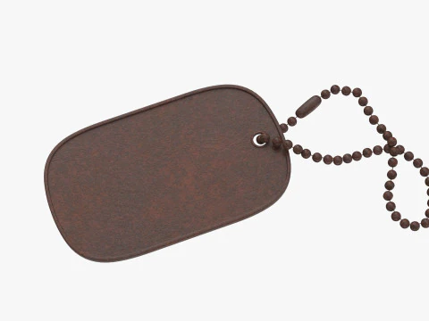 Dog Tag 04 3D Model