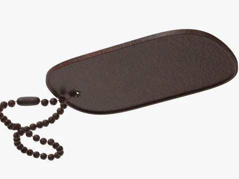 Dog Tag 04 3D Model