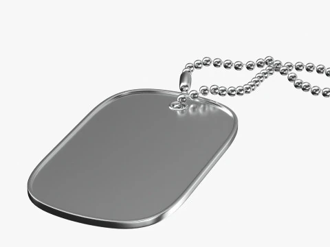 Dog Tag 04 3D Model