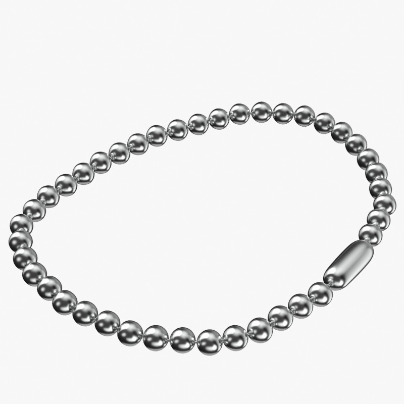Chainlet 01 3D Model .c4d .max .obj .3ds .fbx .stl .blend 
