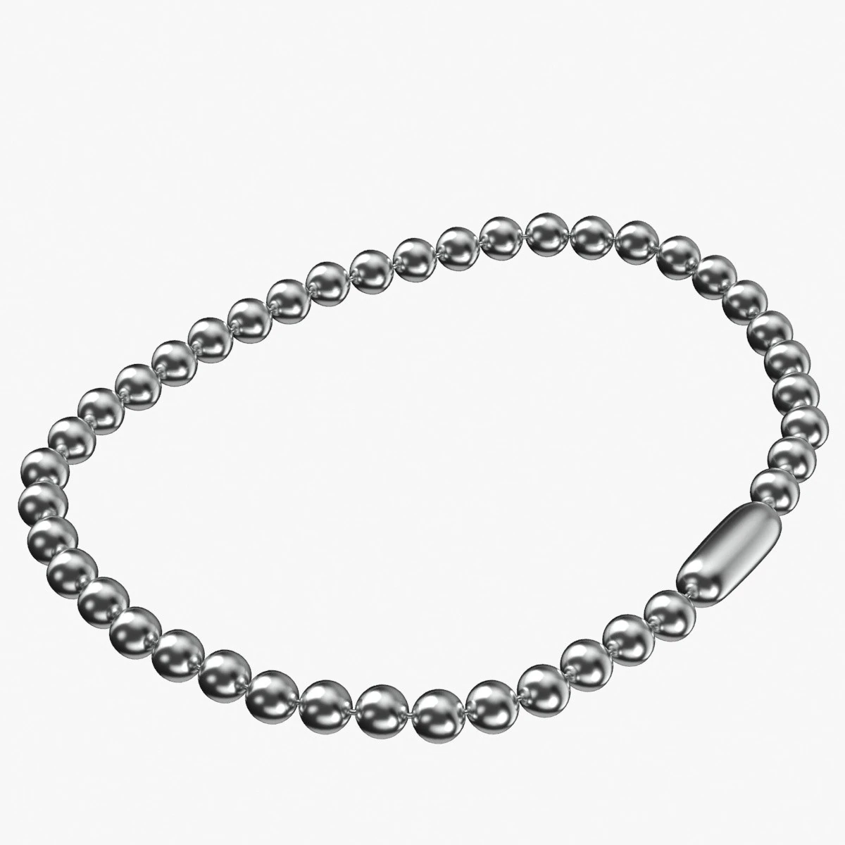 Chainlet 01 3D Model .c4d .max .obj .3ds .fbx .stl .blend 