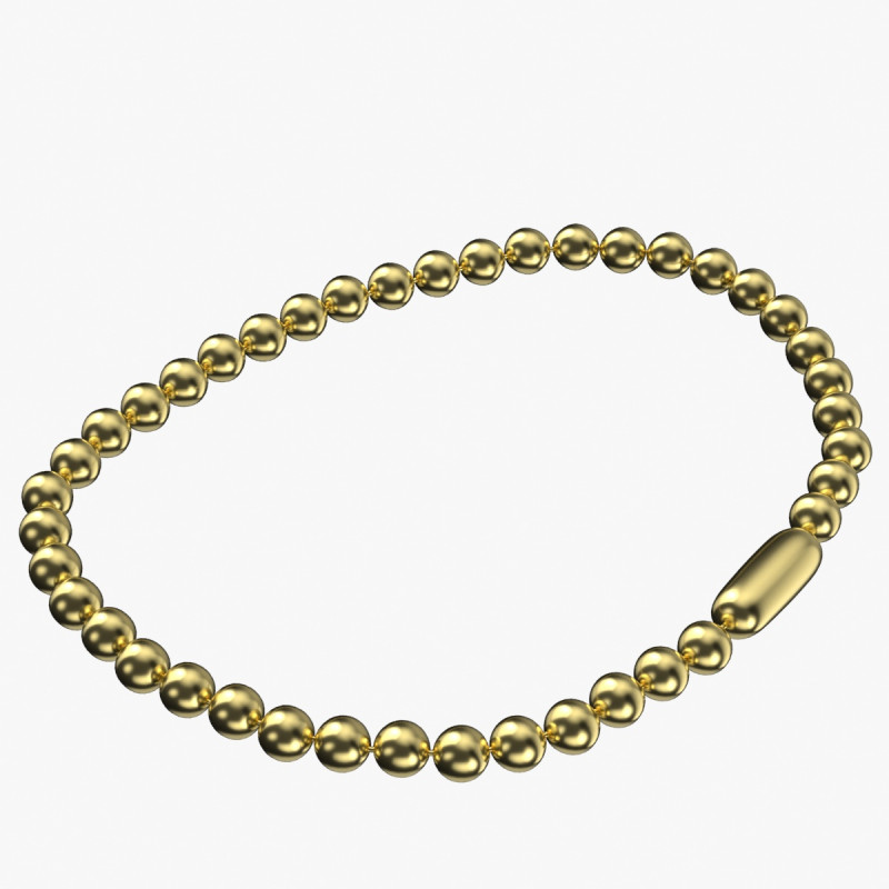 Chainlet 02 3D Model .c4d .max .obj .3ds .fbx .stl .blend 