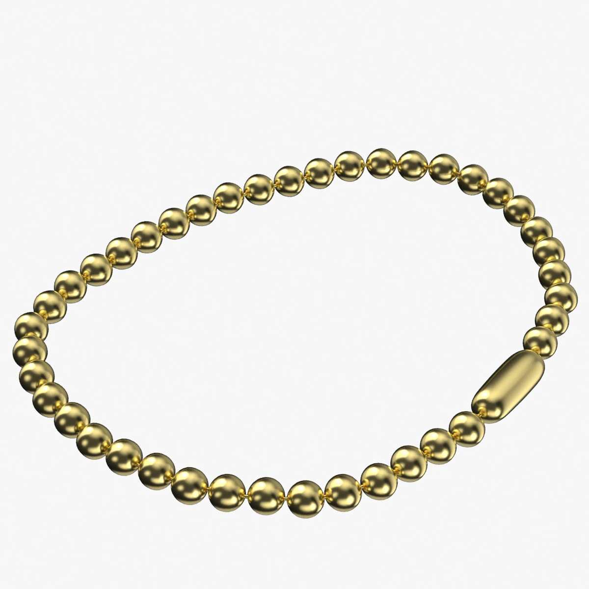 Chainlet 02 3D Model .c4d .max .obj .3ds .fbx .stl .blend 