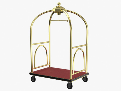 Hotel Cart 02 3D Model