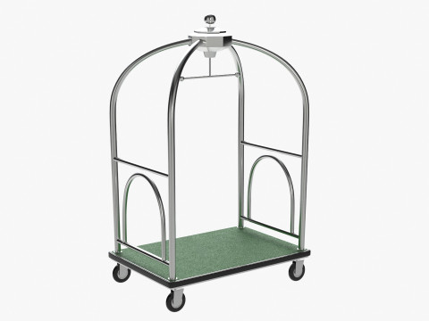 Hotel Cart 02 3D Model