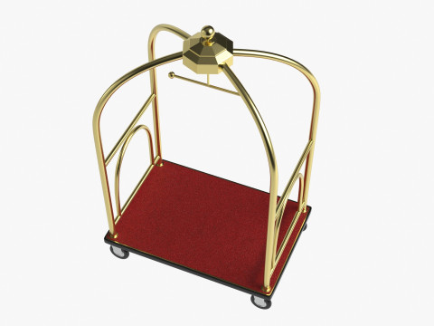 Hotel Cart 02 3D Model