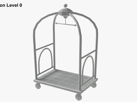 Hotel Cart 02 3D Model