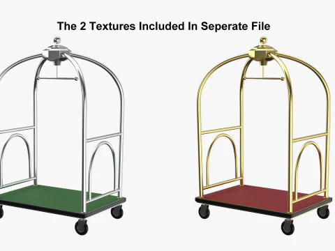 Hotel Cart 02 3D Model