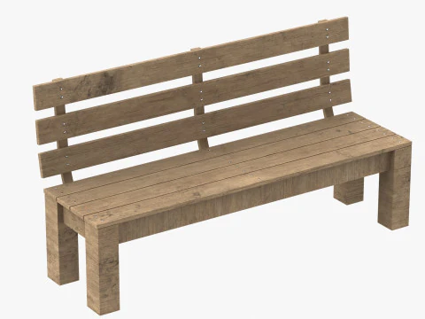 Park Bankı 3D Model