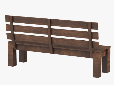 Park Bench 03 3D Model