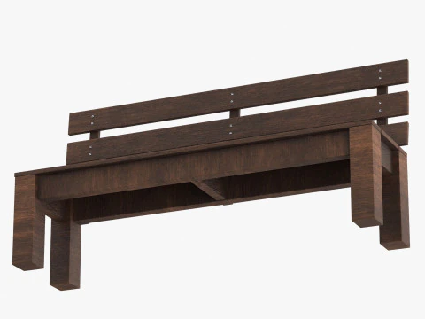 Park Bench 03 3D Model