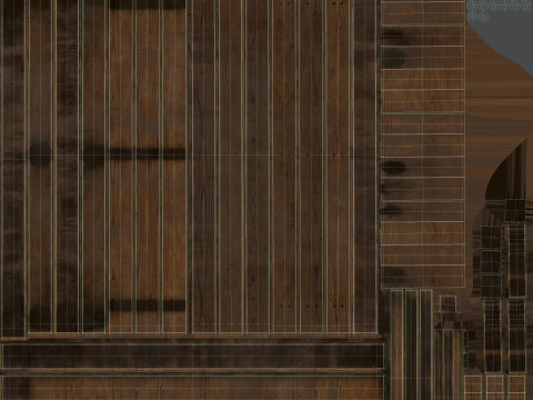 पार्क बेंच 04 3D मॉडल