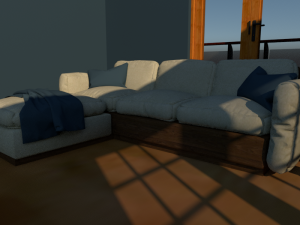 Modern couch Modello 3D