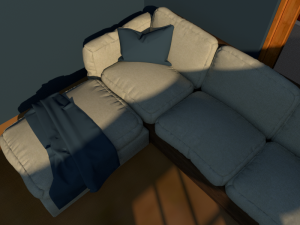 Modern couch Modello 3D