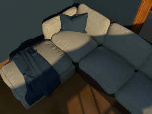 Modern couch 3D Model