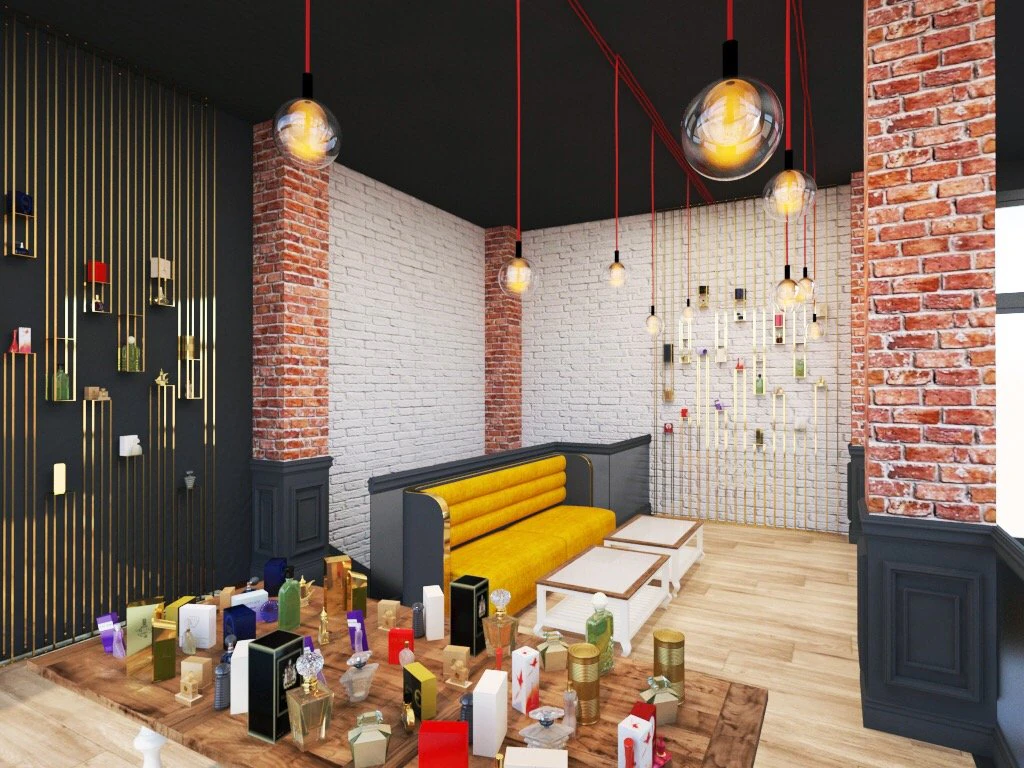 Perfume shop 3D Model .c4d .max .obj .3ds .fbx .stl .blend 