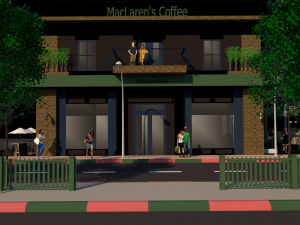 Cafe Tasarm Modello 3D