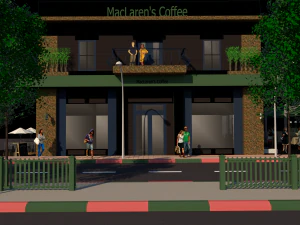 Cafe Tasarm 3D Model