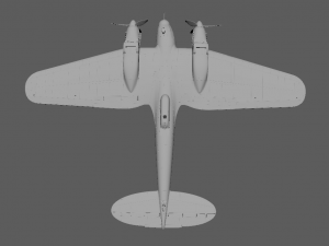 He-111 World War II air bomber 3D CG model 3D 模型